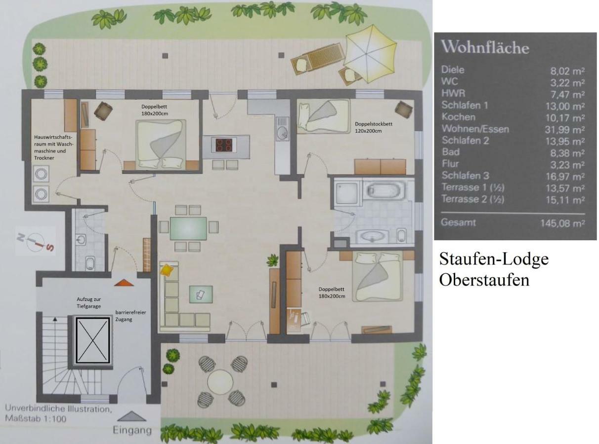 Fewo "Staufen Lodge" Oberstaufen Eksteriør billede